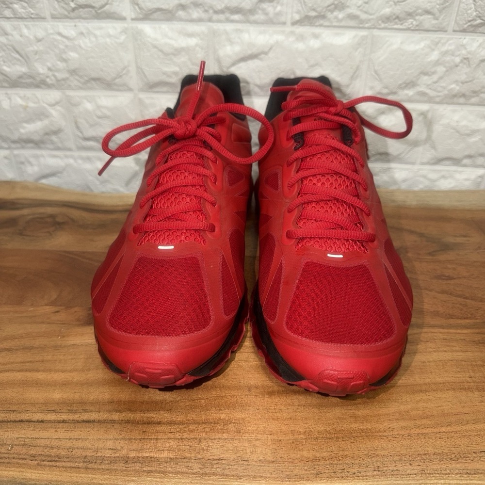 Nike Air Max+ 2012 University Red Black Men's Running Shoes Size 11.5 487982-601